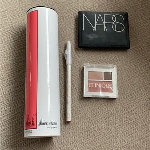 Makeup bundle. NARS, Clinique, Whish, Model co